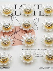 10/30 Stück 20mm 12-Blüten Kristall Strass, DIY Dekorationen für Kleidung, Taschen, Schuhe