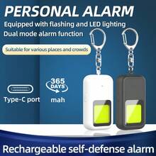 Rechargeable Self-Defense Alarm. Elderly Fall Detection Alarm Or Help Needed Alarm. Child Safety Alarm For Emergencies. Women's Personal Safety Alarm For Night And Anti-Wolf Alarm. Bedside Alarm, Outdoor Lighting Alarm, Camping Lighting Alarm. Used For Home Security Alarm, Home Lighting Alarm To Alert Passersby.