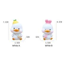 Ornamento creativo de pato amarillo pequeño con cabeza oscilante para coche, muñeca con cabeza oscilante linda para decoración interior del coche, decoración de pastel de cumpleaños, accesorios de escritorio de oficina, decoración del hogar, decoración de habitación, ornamentos, artículos en miniatura para el hogar - Multicolor - Ver 5