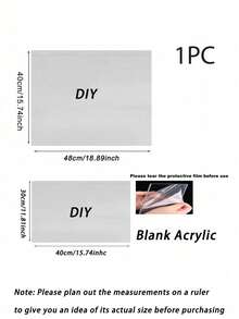 1pc 16"X12"/19"X16" Mirror Silver Acrylic Wedding Welcome Sign, DIY Romantic Wedding Decor Party Directional Signage