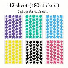 1400/560/280/40 pezzi Adesivi a forma di stella, adesivi decorativi per Ognissanti e Natale, adesivi a stella colorati, adatti per decorazioni per feste, decorazioni per foto di vacanze, decorazioni per il viso (solo per decorazione, non per il trucco) 1200/480/240, trucco, economico, decorazione per la stanza, vanità, viaggio, camera da letto, accessori per il trucco, economico, regalo di Natale, trucco, strumenti per il trucco, merci economiche, regalo, regalo per le donne, regalo di Natale - Multicolore - Visualizzare 21