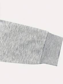 2026 New Year Outfit Women Ladies FUR MAMA Pet Lover Sweatshirt - Cute Dog Cat Paw Print Design, Soft Crew Neck Sweater Suitable For Dog Walking, Casual Four Seasons Long Sleeve Pullover, Machine Washable Gift For Cat Ladies And Pet Moms, Geometric Pattern Casual Outfit With Paw Print And Bone Pattern, Loose Fit Daily Comfort, Perfect For Pet Owners And Poop Scoopers Loose And Comfortable Winter Clothes For Women - 淺灰色 - 查看 5