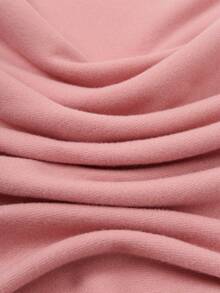 1pc Women Fashionable Versatile Solid Color Warm Scarf Women Winter Scarves For Dress - Pink - View 5