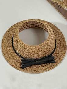 1-3pcDoll Clothes Accessory, Leopard Print Strap Jumpsuit, Key Chain Decor - Multicolor - View 3