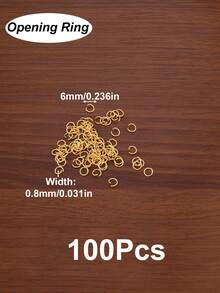 100-200Pcs/Lot 3mm 4mm 5mm 6mm 7mm 8mm Stainless Steel Open Jump Rings Connectors For DIY Jewelry Making Supplies Earrings Bracelets Necklaces Accessories - Open Ring - View 22
