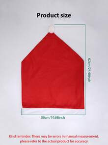 1/4/6Pcs Christmas Santa Claus Hat Chair Cover Tablecloth Christmas Decoration Table New Year Ornament For Home Decoration Xmas Gift