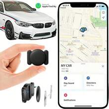 Global Car GPS Tracker For Vehicles, Compatible With Find My (Apple Only), Vehicle Tracking Anti-Loss Locator For Cars, Wallets, Pets, And Luggage