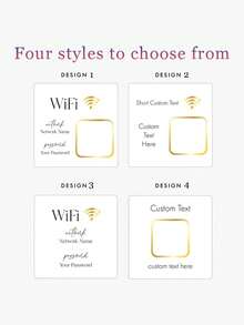 1pc Customized Acrylic WiFi Signage With Stand And QR Code. Scan The WiFi QR Code To Access. Suitable For Personalized Visitor Signage In Hotels, Shops, Offices And Homes. Made Of Durable Acrylic Material, Fashionable And Minimalist, A Unique And Personalized Gift.