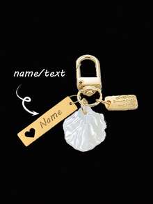 1pc Customized Metal Sakura Flower Keychain, Lightweight And Graceful Sakura Design With Tag Accessory, Suitable For Bag, Car Keys, Couple & Holiday Gifts,Delicate Romance,Warm Ambience, Autumn Home Refresh, Home Harmony,Chic Design - Multicolor - View 17