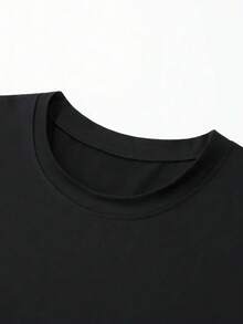 Men's Long Sleeve Crew Neck T-Shirt-Man Ghosts Print - Fall/Winter Casual Wear - Perfect Christmas/Halloween Gift For Him - Dad's Birthday Present - 黑色 - 查看 3