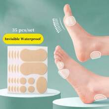 70PCS Heel Stick-On Pads, Anti-Friction Invisible Adhesive Cushions For Toes, Heels & Ankles – Comfortable Blister Prevention For High Heels & Leather Shoes