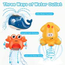 ROYLANZ ROYLANZ Badespielzeug für Kinder in Ozean-Tieren-Form, Wandbadewannenspielzeug-Rutsche für Kleinkind Duschrutsche, Wasserrad, Wasserspielzeug, Geschenke für Jungen und Mädchen