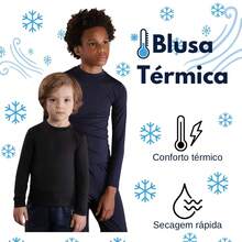 Kit 3 Thermal Tops For Boys And Girls, Unisex, Long Sleeve Or 2 Thermal Tops, Long Sleeve, Winter Baby - 1 ÁO GIẶT - Xem 2