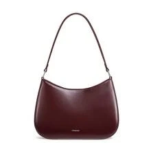 ITAMOOD Luxuriöse, leise Echtleder-Umhängetasche mit breiten Schulterriemen, inspiriert vom Original-Designer, leichte Business-Lässig Handtasche in Weinrot mit großer Kapazität, minimalistisch, vintage, elegant mit Magnetverschluss, Schultertasche für den Herbst, Modische Damentaschen, Shopper für Damen