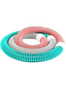 1 件全新升级软管静音弹簧瑜伽健身瘦身瘦腹瘦腰女士健身运动器材加重软弹簧可折叠设计人体工学脊椎保护用于核心锻炼腰部调理女士健身可折叠腰环可折叠加重软弹簧环，