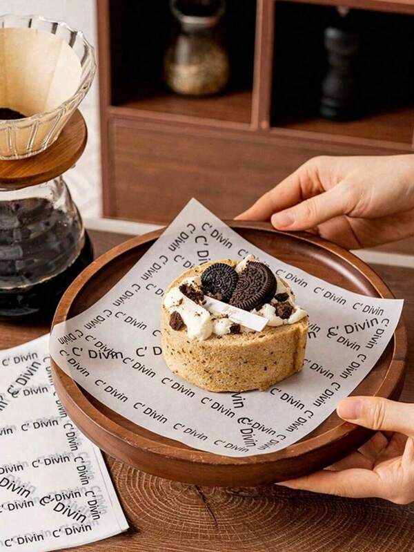 50/100pcs Waterproof, Oil-Resistant Sandwich Paper Liners, Non-Stick Pre-Cut Baking Oil Absorbing Sheets, Suitable For Baking, Grilling, Air Fryers, Cooking. Ideal Choice For Bread, Cake, Cookie Paper Liners