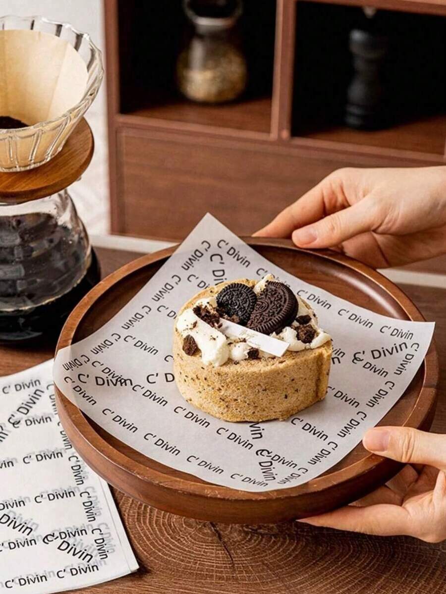 50/100pcs Waterproof, Oil-Resistant Sandwich Paper Liners, Non-Stick Pre-Cut Baking Oil Absorbing Sheets, Suitable For Baking, Grilling, Air Fryers, Cooking. Ideal Choice For Bread, Cake, Cookie Paper Liners