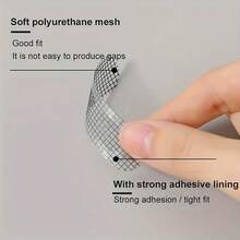 Window Repair Tape Repair Kit For Windows Or Doors Strong Adhesive Fiberglass Mesh Patch Tape - Black - View 8