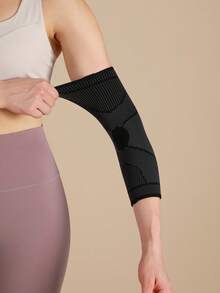 JINGBA SUPPORT 1pc Unisex Breathable Elbow Sleeve, Suitable For Weightlifting, Basketball And Daily Wear - Multicolor - View 15