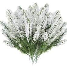 5/10/20 Stücke Schneebedeckte Kiefernzweige 28,7 cm künstliche beflockete Picks als Weihnachtsbaum Füllung, verschneite Stiele Wintersprays für DIY Basteleien, Girlanden, Kränze, Feiertags-Dekoration, Weihnachten>Dekoration, Halloween Outdoor Dekorationen, Küchen Accessoires, Schulanfang, Badezimmer Accessoires, Uni Essentials, Weihnachtsgeschenke, Gartenmöbel, Brautjungferngeschenke, Winterdekoration - Grün - Übersicht 3