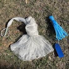 Fishing Net Cast Net For Fishing, Easy Cast Net, Handmade Nylon Cast Net With Heavy Iron Sinker, 8.2 Ft / 11.48 Ft / 13.12 Ft High, Accessory Kit, Full Set Of Tools