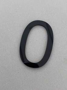 1 套 0-9 自粘彩色透明邮箱号码：酒店和办公室装饰门牌贴纸，金属饰面数字，耐用壁挂，适用于感恩节、万圣节、圣诞节房间装饰