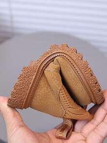 1 par de botas de tobillo para niños con suela suave antideslizante y punta redonda, casuales y de moda, adecuadas para otoño/invierno - Marrón - Ver 11