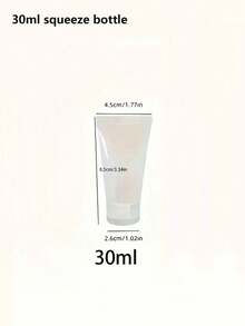 2pcs Transparent Plastic Precision Needle Dropper Bottles, Suitable For Cosmetics, Shampoo, Perfume, Lotion And Cream Samples - Odorless, Refillable Travel Size Dispenser Bottles With White Caps, Liquid Extractor | Transparent Design | Plastic Material - Multicolor - View 6