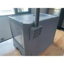 PETSIN Fully Enclosed Extra Large Cat Litter Box, Odor Eliminating, Splash Proof, Drawer Type Top Entry Cat Supplies