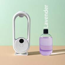 1 件 50 毫升壁挂式/桌面香薰扩散器，带渐变色灯 - 5 种间歇喷雾模式和 6 种香味选择，可充电 USB 清新空气，适用于家庭/办公室/酒店/汽车