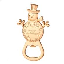 1 Set Abridor de botellas navideño - 4 diseños festivos (árbol de Navidad, muñeco de nieve, copo de nieve, tarjeta de regalo) - Material de metal duradero, tanto decoración navideña como accesorio práctico de bar, adecuado para el hogar, fiestas, regalos - No se necesita electricidad, suministros para fiestas, artículo esencial para bar en casa, decoración de temporada, abridor de botellas de alta calidad, estructura resistente, utensilio de cocina, planificación de fiestas, decoración navideña