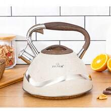 CZAJNIK METALOWY Z GWIZDKIEM ZILNER ZL-5701- 3 l - Beis - Ver 2