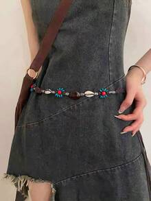 1 chiếc thắt lưng váy đính hạt kiểu Bohemian - Phụ kiện cổ điển đa năng, phù hợp cho các buổi đi chơi thường ngày, đi học, đám cưới và tiệc tùng, trang trí ngày Valentine, quà tặng cho bạn bè nữ. - A - Xem 4