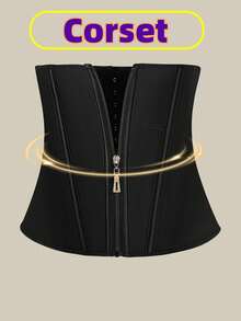 1PC Hot-Selling Latex Body Shapers And Sports Slimming, Abdomen-Tightening And Body-Warming Waist Belts Are Available. - Black - View 6