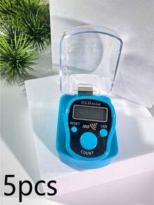 1个、6个、12个装指环计数器，便携式环形电子计数器，带手动按钮，迷你手持计数器（颜色随机），彩色指环计数器，适用于斋月，独立包装伊斯兰念珠计数器，便携式诵经计数器，适用于斋月念珠计数，伊斯兰信徒和宗教人士日常使用。 - 彩色 - 查看 22