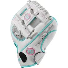 A200 Youth 10 Baseball Glove - Bạc/Trắng/Xanh ngọc + 10" + Ném tay phải - Xem 4