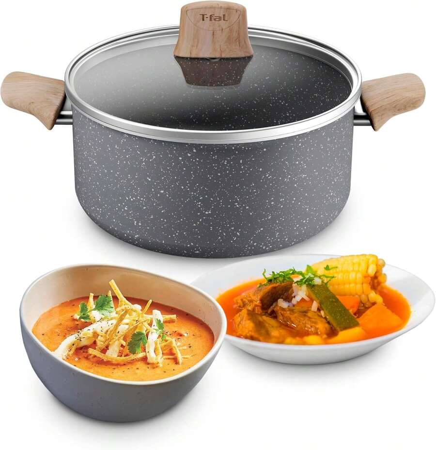 Multipan 26 con tapa Healthy Cook, con Antiadherente Mineralia para un perfecto deslizamiento, Hecho en Francia, con Termo-Señal, B7017782 - Parrilla - Ver 1