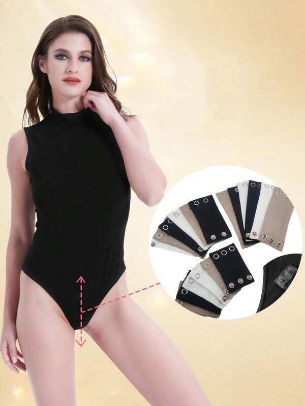 1/3 Stücke Premium Kleidungsverlängerer, Frauen Bodysuit-Längen-Verlängerer Clips für bequemen Sitz