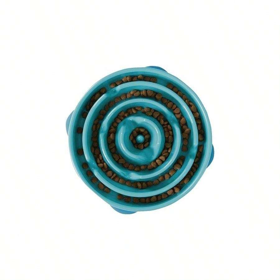 Outward Hound Fun Feeder Slo Bowl, Slow Feeder Dog Bowl, Large/Regular, Turquoise (Pack Of 6) - 顏色 - 查看 1