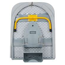 Tabla de planchar plegable premium con portaplancha, funda acolchada desmontable, montaje de pared y mini plancha portátil., Burro de Planchar Plegable Altura Ajustable - Gris - Ver 2