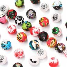 10pcs Halloween Silicone Beads, Holiday Gift DIY Jewelry Making Supplies, Bracelet, Necklace, Pen Beads, Keychain Accessories