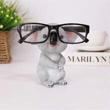 1 pieza Soporte decorativo para gafas de resina con diseño de koala, adorno para el hogar