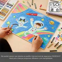 Giz Pastel Oleoso 25 Cores Pentel - Multicolorido - Visão 6