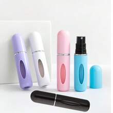 5 chai nước hoa tự mồi có thể nạp lại 0,17oz - Thiết kế bơm xoắn, niêm phong chống rò rỉ, thân thiện với du lịch - Thích hợp cho nước hoa, nước hoa Cologne, tinh dầu (đen/tím) - Lý tưởng cho hàng ngày và những dịp đặc biệt, bình đựng thời trang, cơ chế bơm trơn tru, nước hoa Cologne chuyên dụng, thiết yếu cho những người đam mê làm đẹp - Nhiều màu-2 - Xem 14
