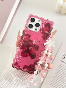 花卉彩绘编织透明防震加厚手机壳,兼容 16/14、 15、 XS、 7/8 Plus、 XR、 7/8、 11、 12/13/14 Pro Max、 12/13 Mini - 彩色 - 查看 6