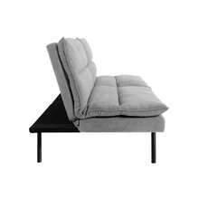 Easy Living Sofá Cama Reclinable Element Gris, Patas de Acero Resistentes y Diseño Moderno - Gris - Ver 6