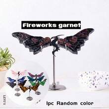 工匠雕刻的水晶龙翼展翅：优雅的家居/办公室装饰 | 圣诞节和重要时刻的完美浪漫礼物