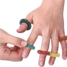 5/10/30PCS Spiky Sensory Rings, 10 Pack, Colorful Stress Relief Fidget Sensory Toys, Fidget Rings, Fidget Ring For Anxiety, Stress Relief Rings, Massager For Fidget ADHD Autism, Sensory Ring