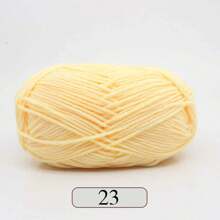 1pc 5-Ply Soft Yarn, DIY Crochet Knitting, Applicable For Crochet Knitting Bags, Scarves, Hats, Sweaters, Dolls