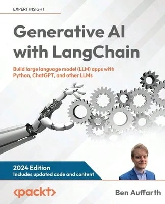 Pre-Owned Generative AI With LangChain: Build Large Language Model (LLM) Apps With Python, ChatGPT, (Paperback) By Ben Auffarth